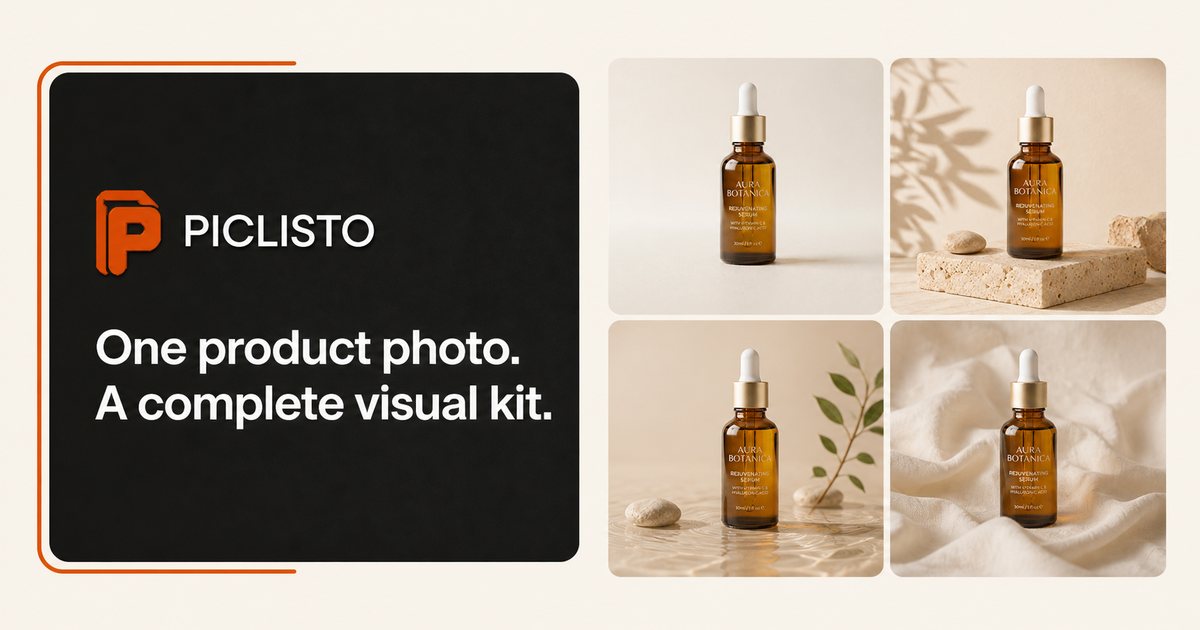 Piclisto Product Page Kit AI product website preview